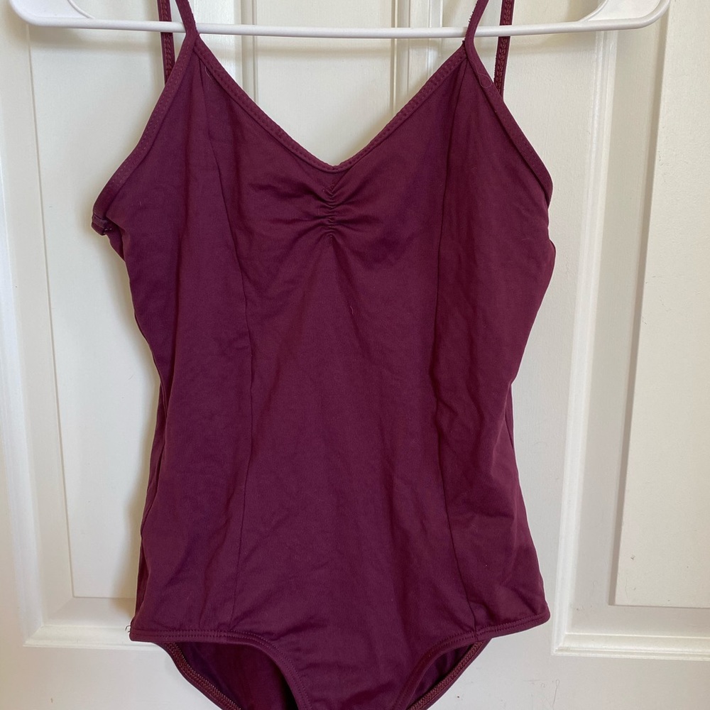 a simple camisole dance leotard